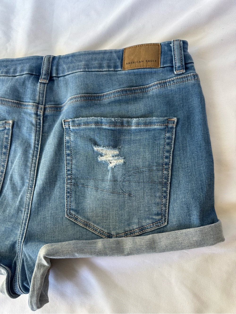 American Eagle Outfitters Next Level Stretch Curvy High-Rise Shortie Size 12 - Picture 6 of 11